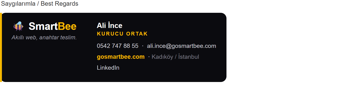 E-posta imzası