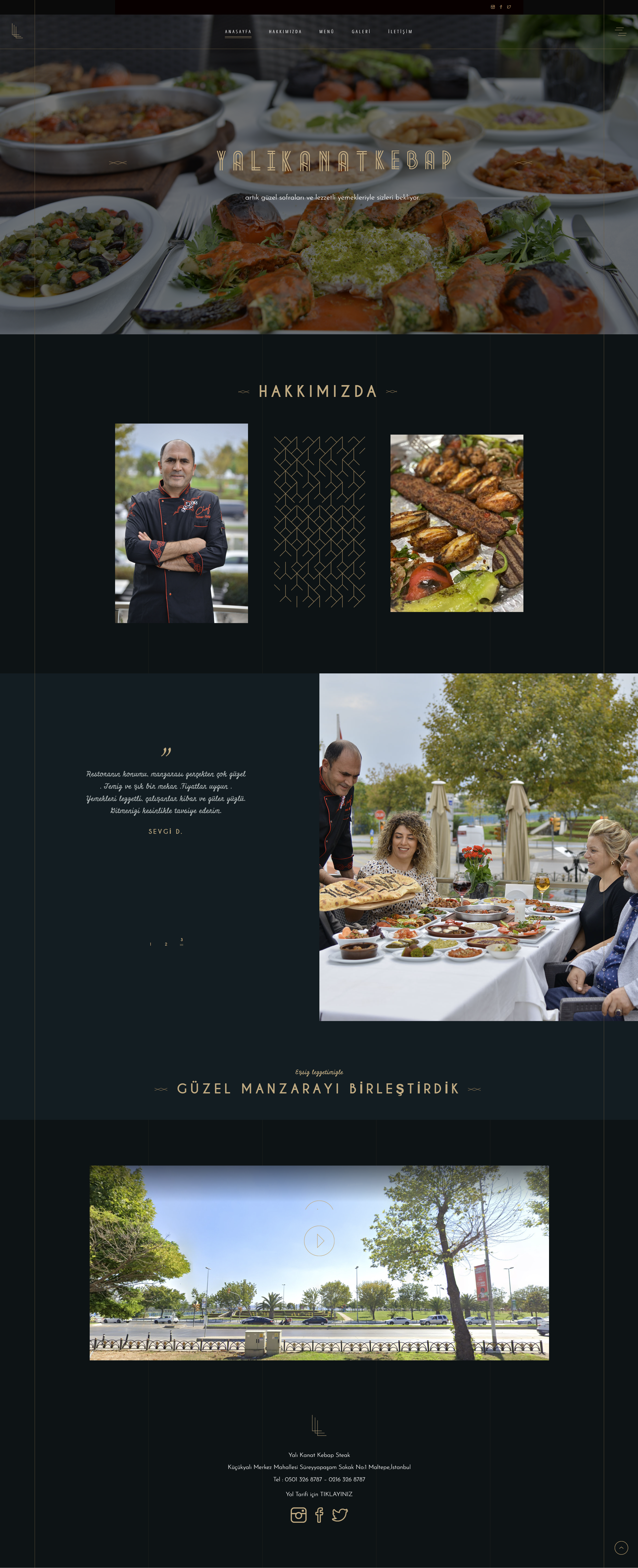 Eski site (yalikanatkebap.com) — 2019 WordPress, rezervasyon yok, SEO zayıf